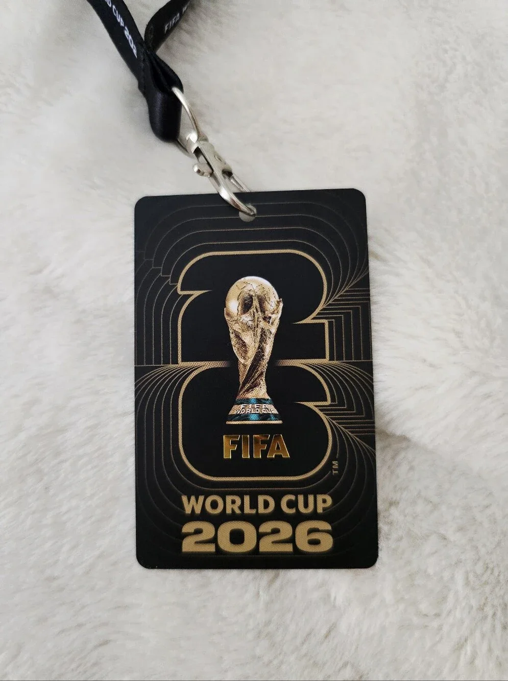 World Cup 2026 Fan ID Card, Badge, & Lanyard--Official FIFA USA Stadium Edition